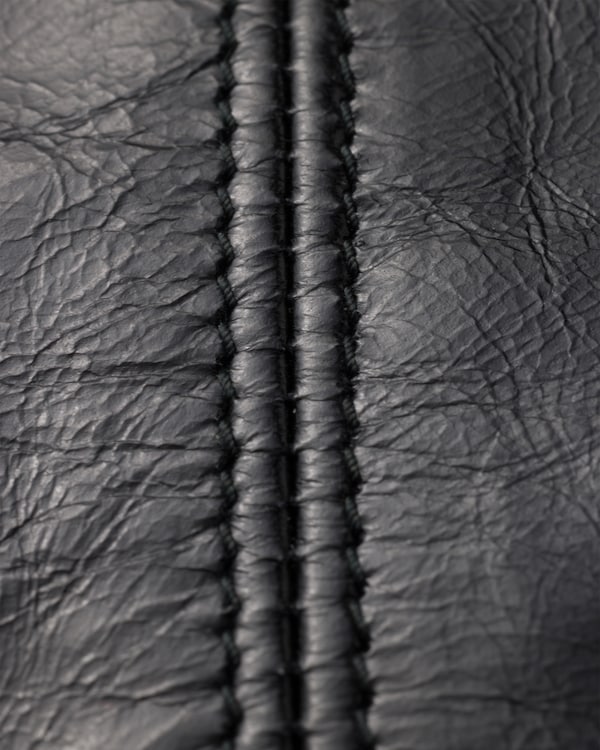 Leather pouch - Black Leather pouch - Black