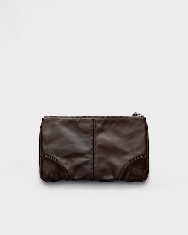 Leather pouch - Dark Brown Leather pouch - Dark Brown