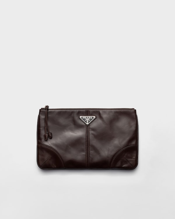 Leather pouch - Dark Brown Leather pouch - Dark Brown