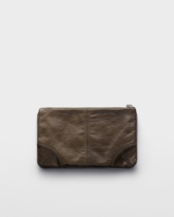 Leather pouch - Forest Green Leather pouch - Forest Green