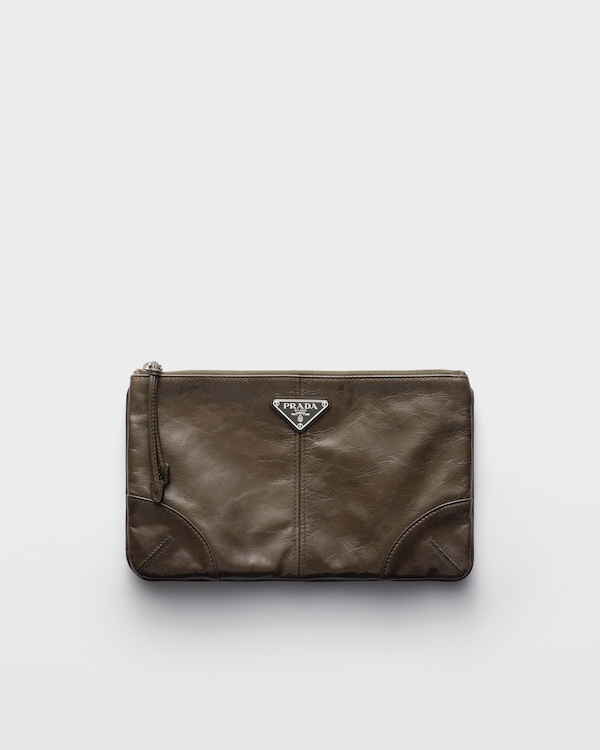 Leather pouch - Forest Green Leather pouch - Forest Green