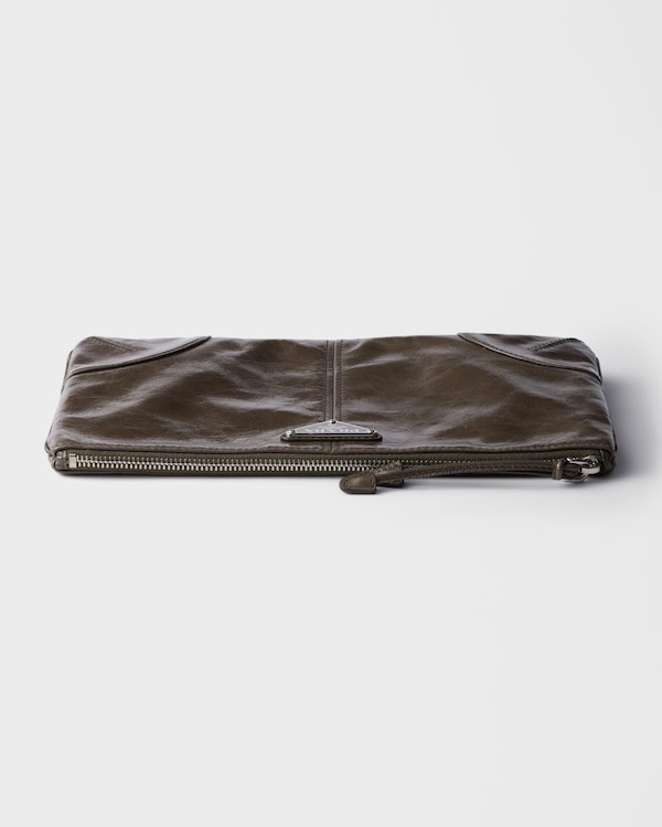 Leather pouch - Forest Green Leather pouch - Forest Green