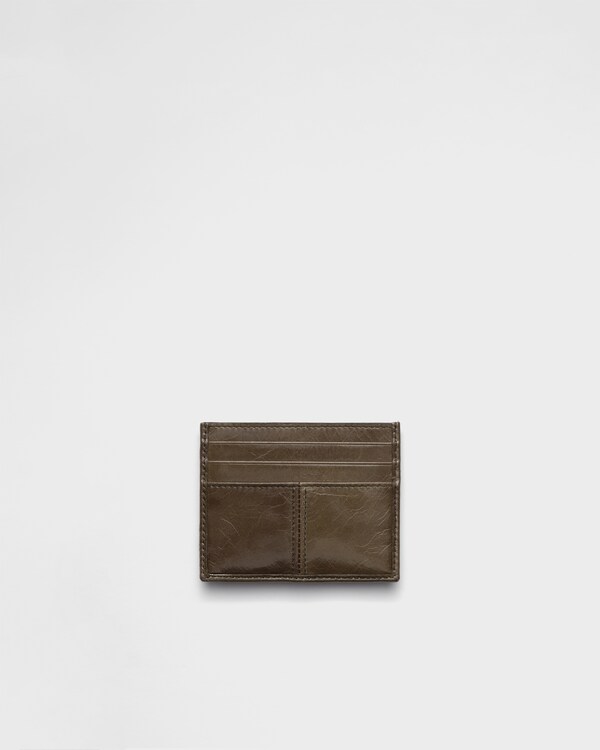 Leather card holder - Forest Green Leather card holder - Forest Green