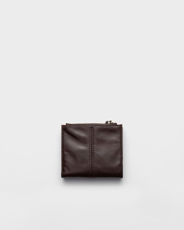 Small leather wallet - Dark Brown Small leather wallet - Dark Brown