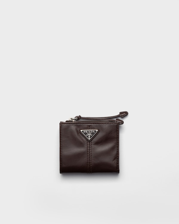 Small leather wallet - Dark Brown Small leather wallet - Dark Brown