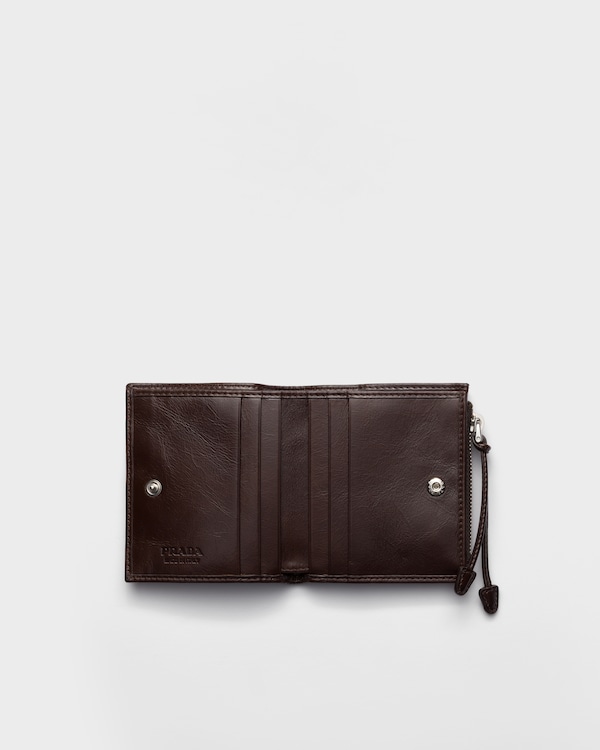 Small leather wallet - Dark Brown Small leather wallet - Dark Brown