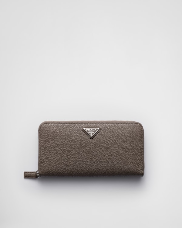 Leather wallet - Bamboo Gray Leather wallet - Bamboo Gray