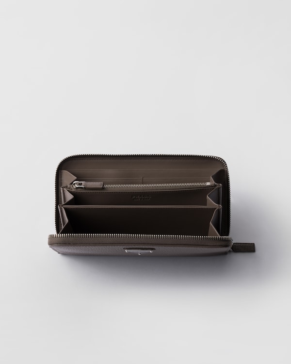 Leather wallet - Bamboo Gray Leather wallet - Bamboo Gray