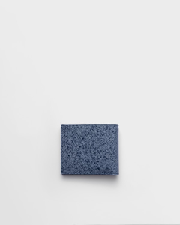 Saffiano Leather Wallet - Aviation Blue Saffiano Leather Wallet - Aviation Blue