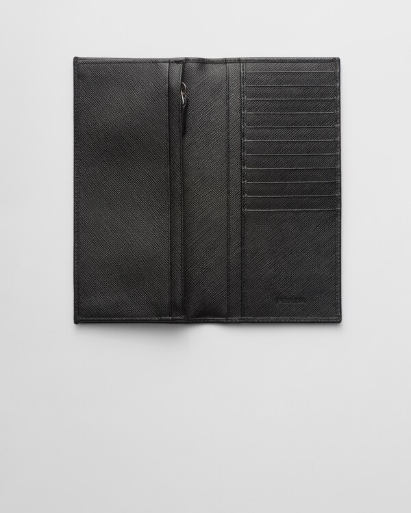 Saffiano Leather Wallet - Black Saffiano Leather Wallet - Black