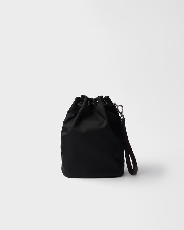 Prada Speedrock Re-Nylon and leather pouch - Black Prada Speedrock Re-Nylon and leather pouch - Black