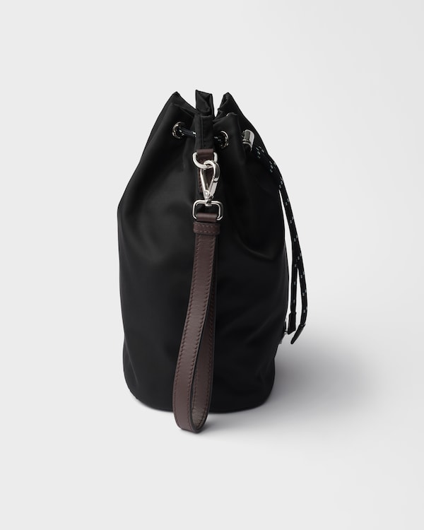 Prada Speedrock Re-Nylon and leather pouch - Black Prada Speedrock Re-Nylon and leather pouch - Black
