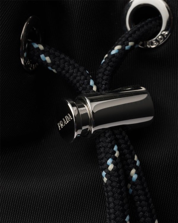 Prada Speedrock Re-Nylon and leather pouch - Black Prada Speedrock Re-Nylon and leather pouch - Black