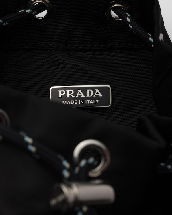 Prada Speedrock Re-Nylon and leather pouch - Black Prada Speedrock Re-Nylon and leather pouch - Black