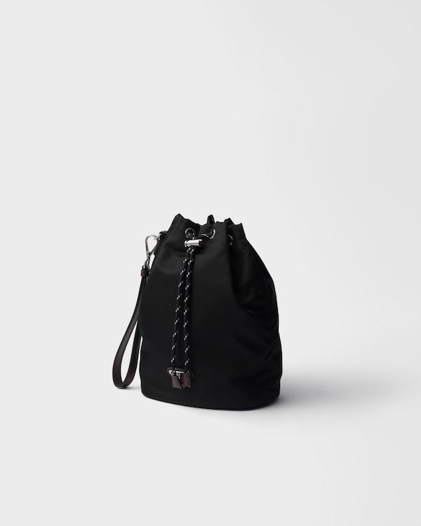 Prada Speedrock Re-Nylon and leather pouch - Black Prada Speedrock Re-Nylon and leather pouch - Black