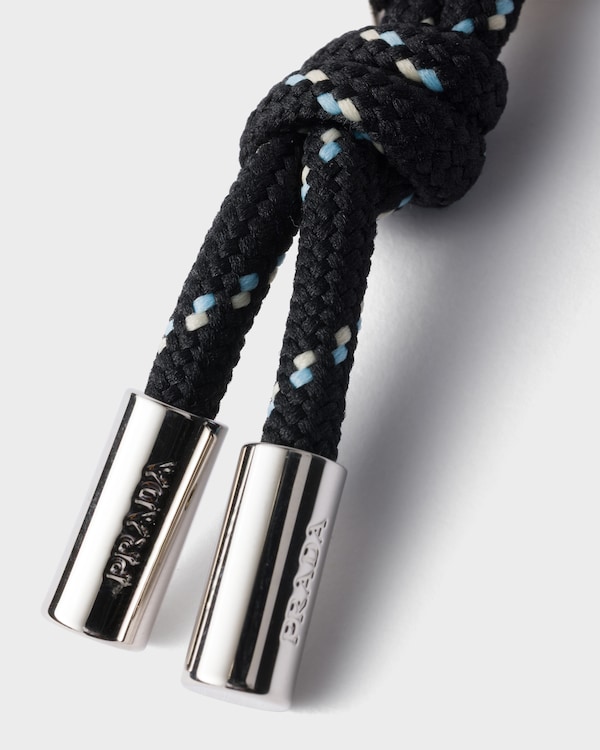 Prada Speedrock绳索钥匙扣 - 黑色 Prada Speedrock绳索钥匙扣 - 黑色