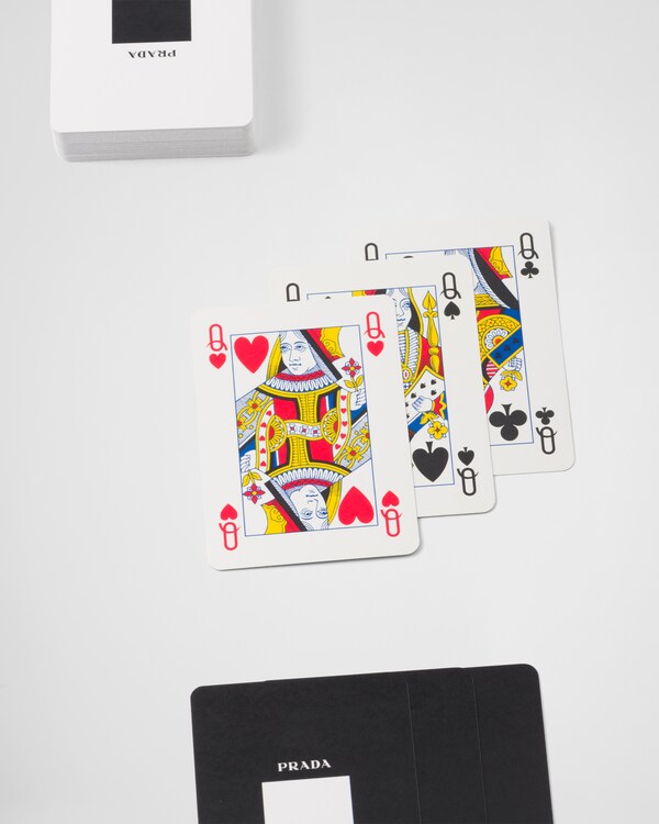 Playing card kit with three card decks - Black Playing card kit with three card decks - Black