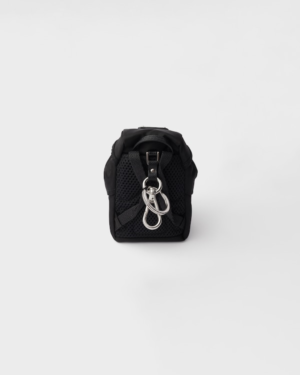 Re-Nylon mini pouch keychain charm - Black Re-Nylon mini pouch keychain charm - Black