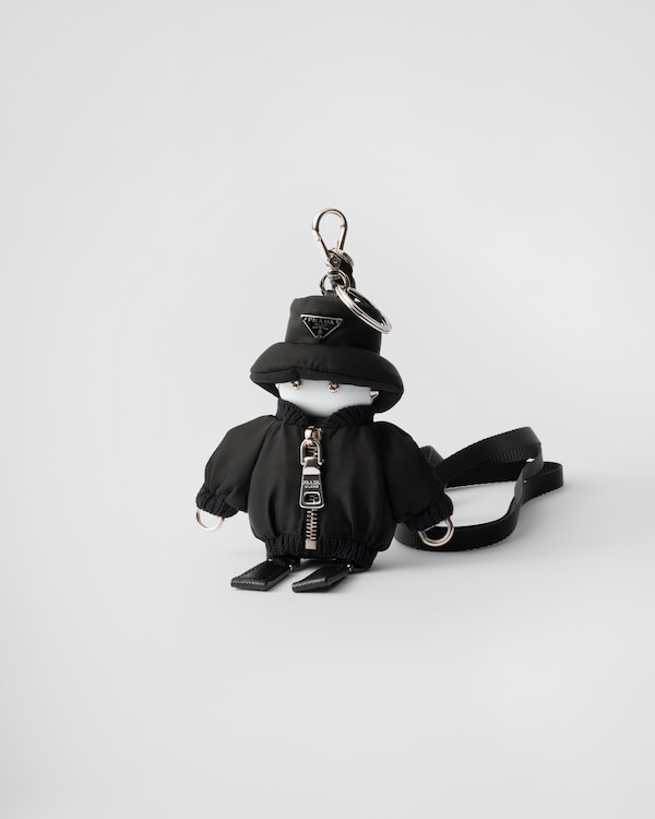 Soft Robot Re-Nylon keychain charm - Black Soft Robot Re-Nylon keychain charm - Black