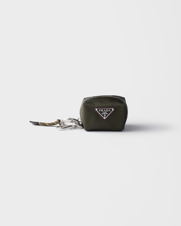 Prada Speedrock再生尼龙钥匙扣饰件 - 塞尔瓦绿 Prada Speedrock再生尼龙钥匙扣饰件 - 塞尔瓦绿