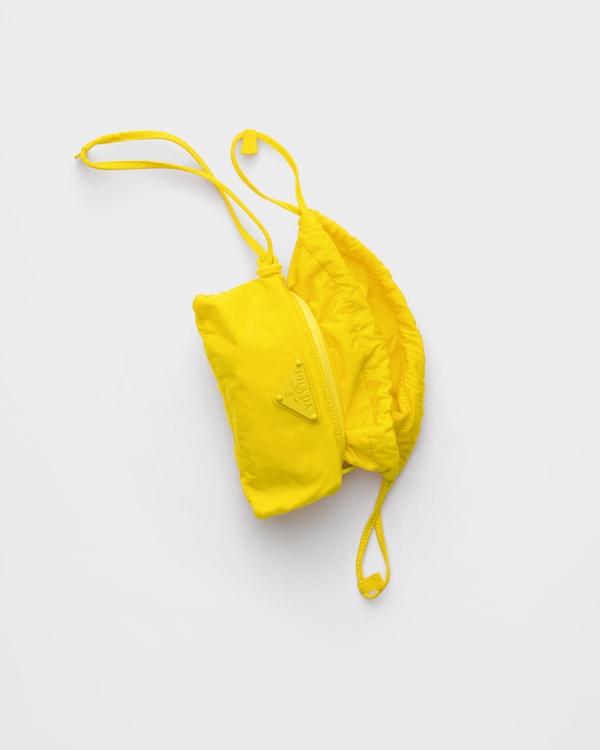 Foldable Re-Nylon pouch - Sun Foldable Re-Nylon pouch - Sun