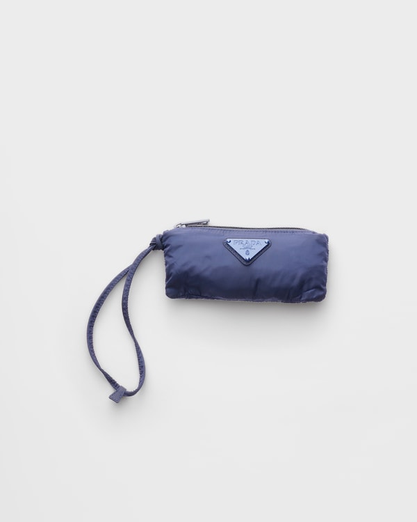 Foldable Re-Nylon pouch - Baltic Blue Foldable Re-Nylon pouch - Baltic Blue