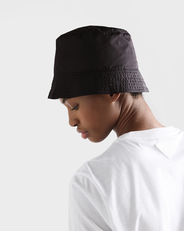 Foldable Re-Nylon bucket hat - Black Foldable Re-Nylon bucket hat - Black