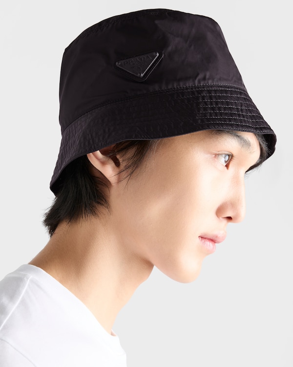 Foldable Re-Nylon bucket hat - Black Foldable Re-Nylon bucket hat - Black