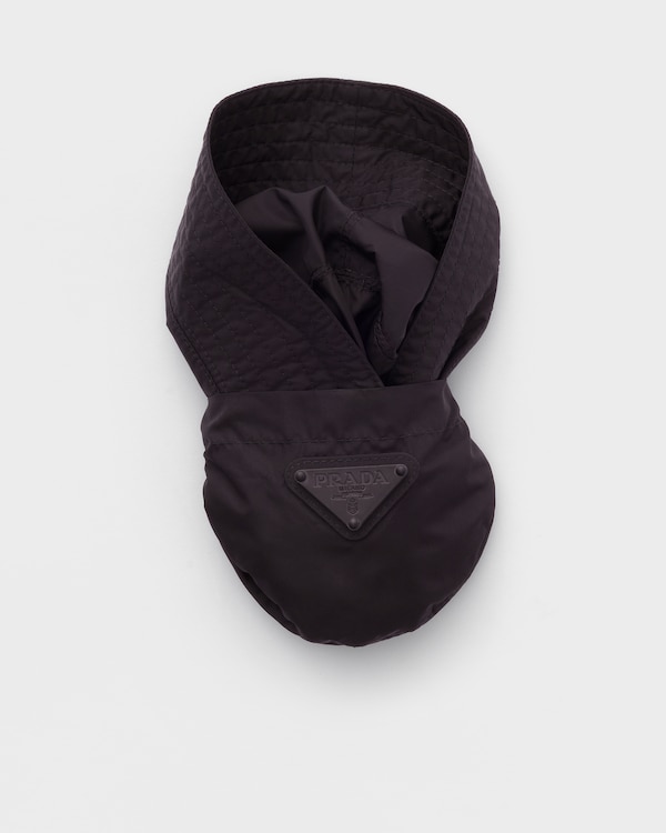 Foldable Re-Nylon bucket hat - Black Foldable Re-Nylon bucket hat - Black