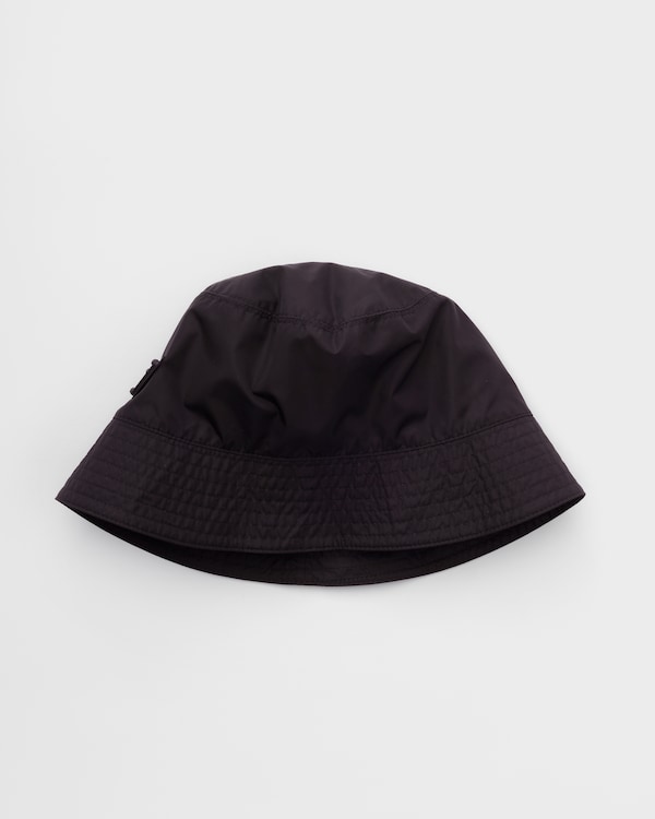 Foldable Re-Nylon bucket hat - Black Foldable Re-Nylon bucket hat - Black