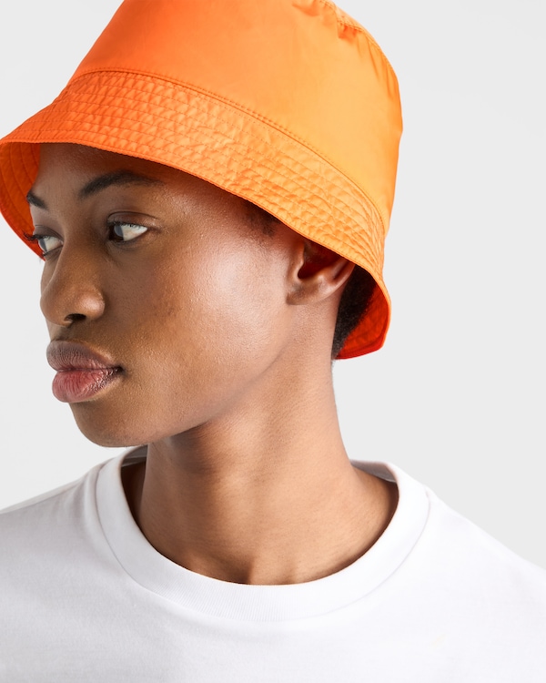 Foldable Re-Nylon bucket hat - Orange Foldable Re-Nylon bucket hat - Orange