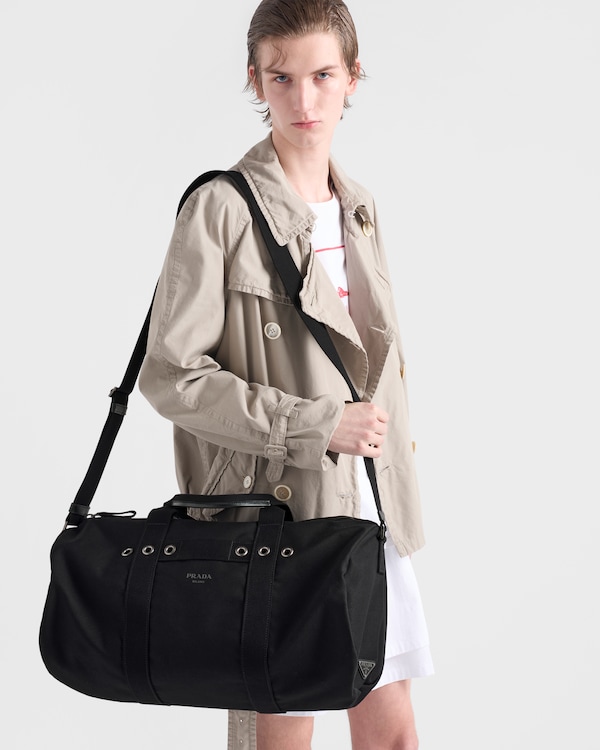 Canvas duffel bag - Black Canvas duffel bag - Black