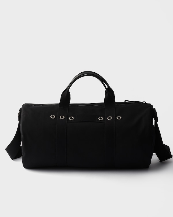 Canvas duffel bag - Black Canvas duffel bag - Black