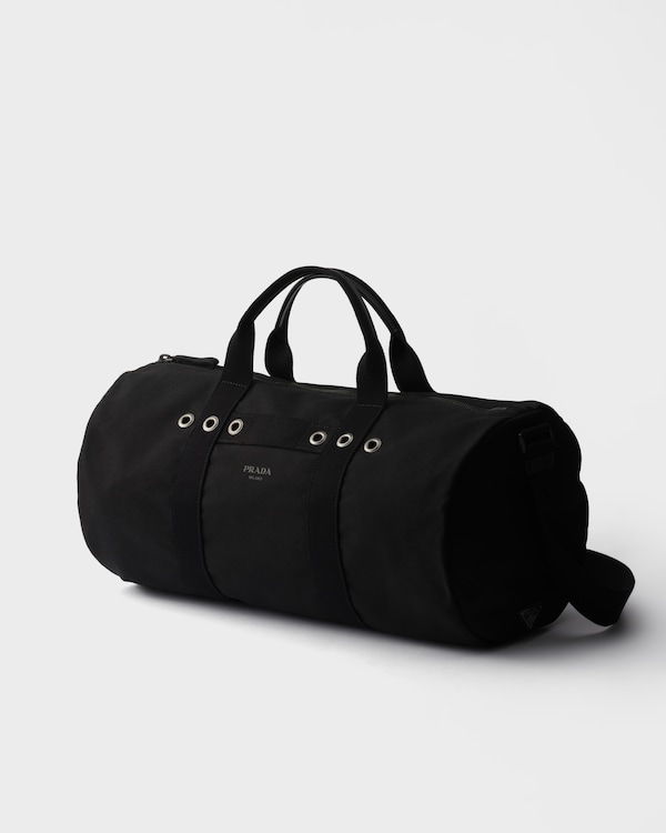 Canvas duffel bag - Black Canvas duffel bag - Black