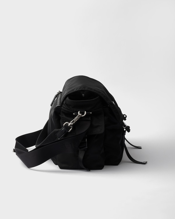 Prada Explore Re-Nylon and leather bag - Black Prada Explore Re-Nylon and leather bag - Black