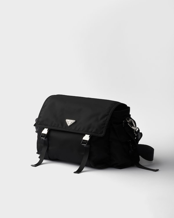 Prada Explore Re-Nylon and leather bag - Black Prada Explore Re-Nylon and leather bag - Black