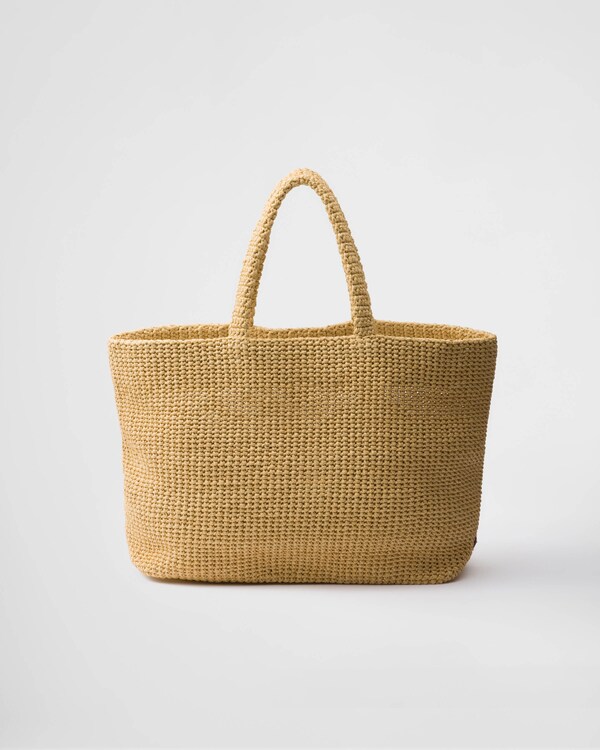 Crochet tote bag - Natural Crochet tote bag - Natural