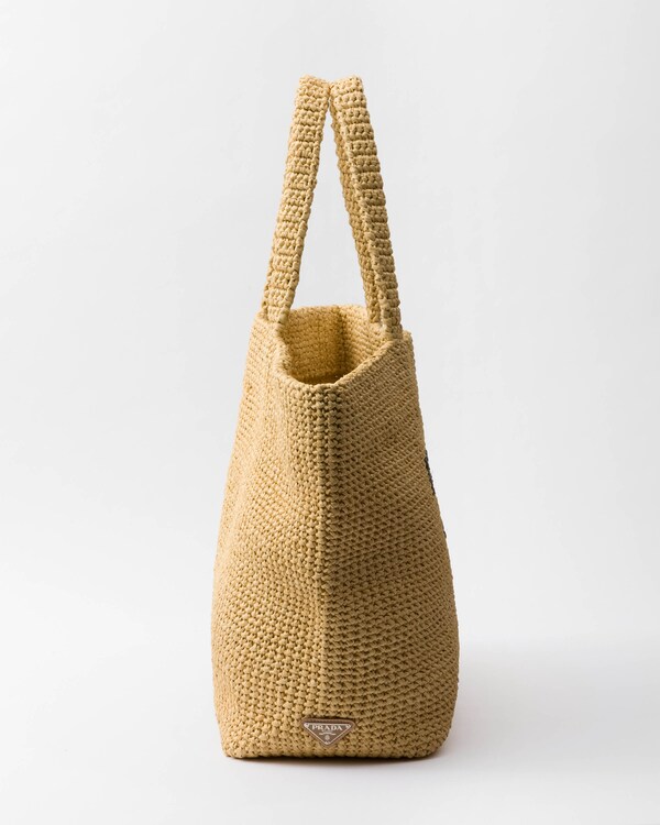 Crochet tote bag - Natural Crochet tote bag - Natural