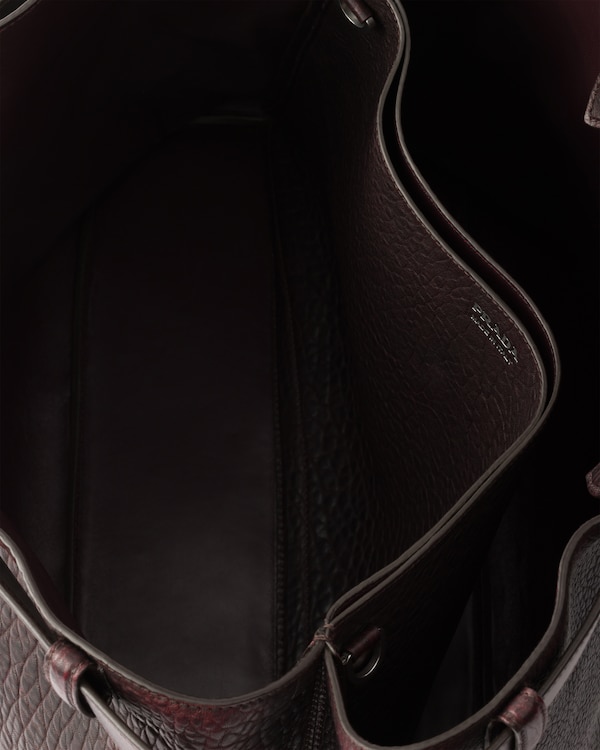 Prada Buckle nappa leather bag - Cordovan Prada Buckle nappa leather bag - Cordovan