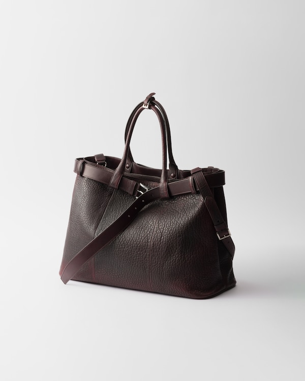 Prada Buckle nappa leather bag - Cordovan Prada Buckle nappa leather bag - Cordovan