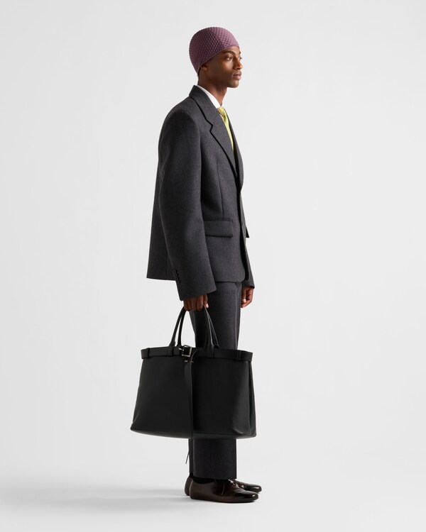 Prada Buckle leather bag with belt - Black Prada Buckle leather bag with belt - Black