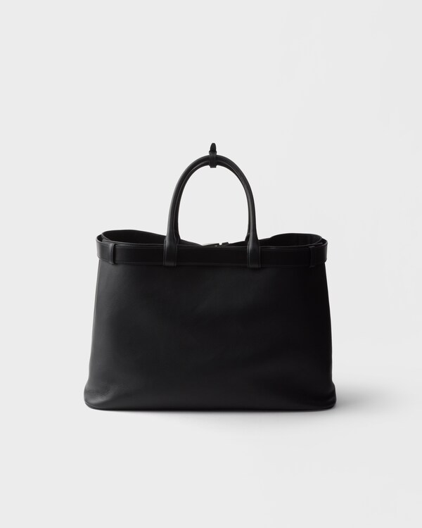 Prada Buckle leather bag with belt - Black Prada Buckle leather bag with belt - Black