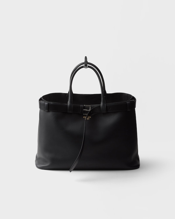 Prada Buckle leather bag with belt - Black Prada Buckle leather bag with belt - Black