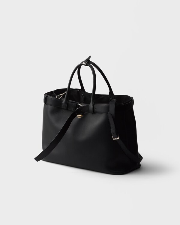 Prada Buckle leather bag with belt - Black Prada Buckle leather bag with belt - Black