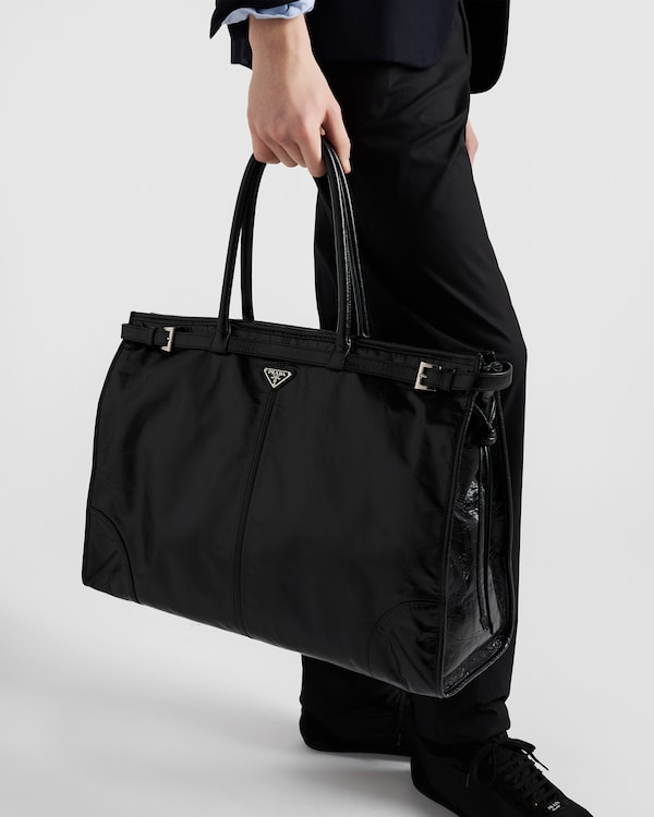 Prada Bonnie leather tote bag - Black Prada Bonnie leather tote bag - Black