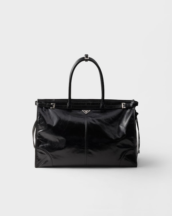 Prada Bonnie leather tote bag - Black Prada Bonnie leather tote bag - Black