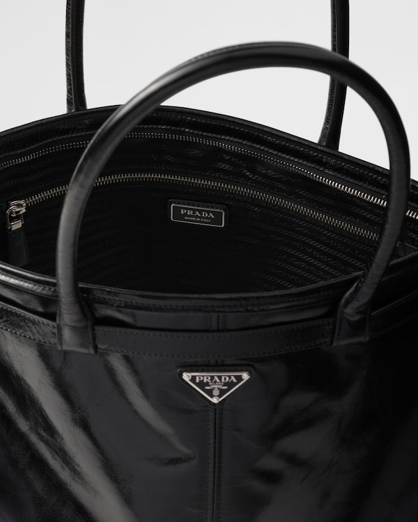 Prada Bonnie leather tote bag - Black Prada Bonnie leather tote bag - Black
