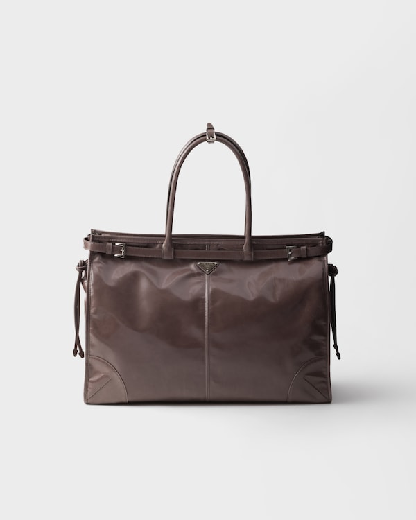 Prada Bonnie leather tote bag - Bamboo/Cork beige Prada Bonnie leather tote bag - Bamboo/Cork beige