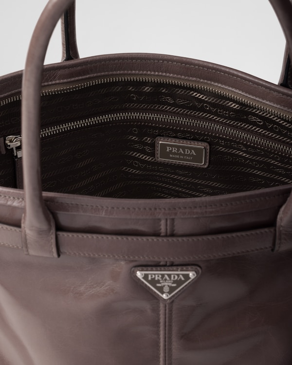 Prada Bonnie leather tote bag - Bamboo/Cork beige Prada Bonnie leather tote bag - Bamboo/Cork beige