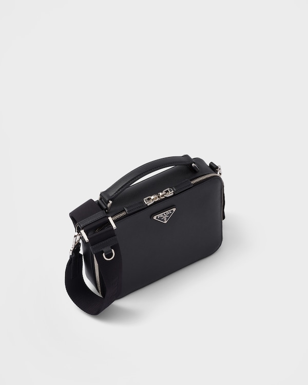 Prada Brique medium Saffiano leather bag - Black Prada Brique medium Saffiano leather bag - Black